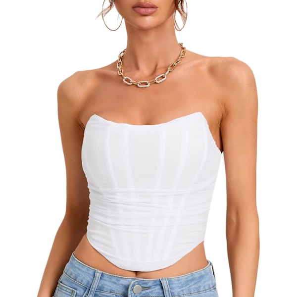 Svart PVC läder Steampunk gotisk midjetränare underbyst korsett Bustier
