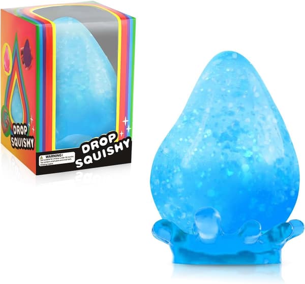 Anti-stress kube Squishy Drop, maltede sukkerkuler for barn, lindrer angst.