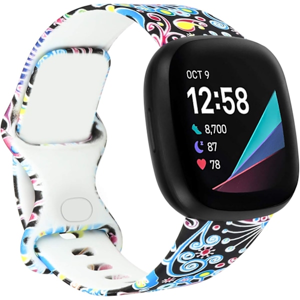 Kompatibel med Fitbit Versa 4/ Versa 3 klocka för kvinnor