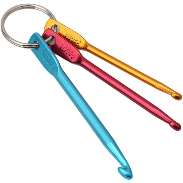 Key Chain Crochet Hooks - Aluminum Craft Set