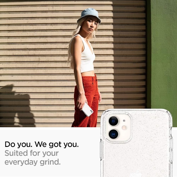 Flydende Krystal Glitter Designet til iPhone 11 Cover (2019) - Krystal Kvarts Krystal Kvarts