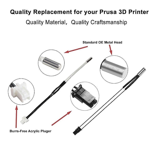 Tillbehörssats för Prusa I3 MK4 MK3.9 - för Prusa I3 MK4 Hot End Del Nextruder & Uppvärmningsblock & Silikonstrumpa