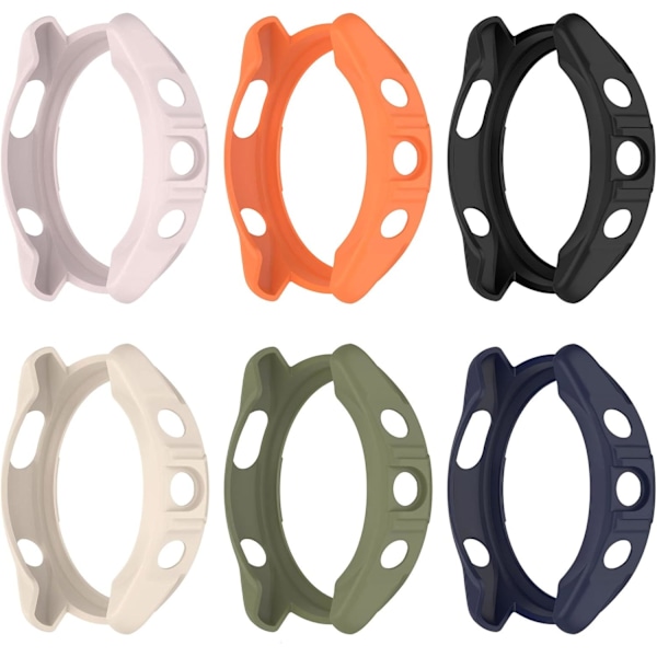 Skal Kompatibelt med Garmin Forerunner 965 Smartklocka - Ersättnings Robust Skyddsskal [INGET Skärmskydd] TPU Stötfångarskal Skyddande Ram