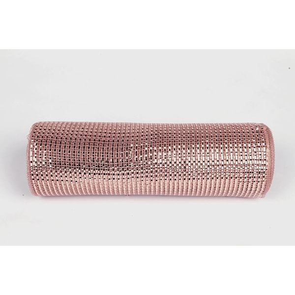 10 meter poly mesh bånd ruller deluxe bred folie (10 tommer, champagne)