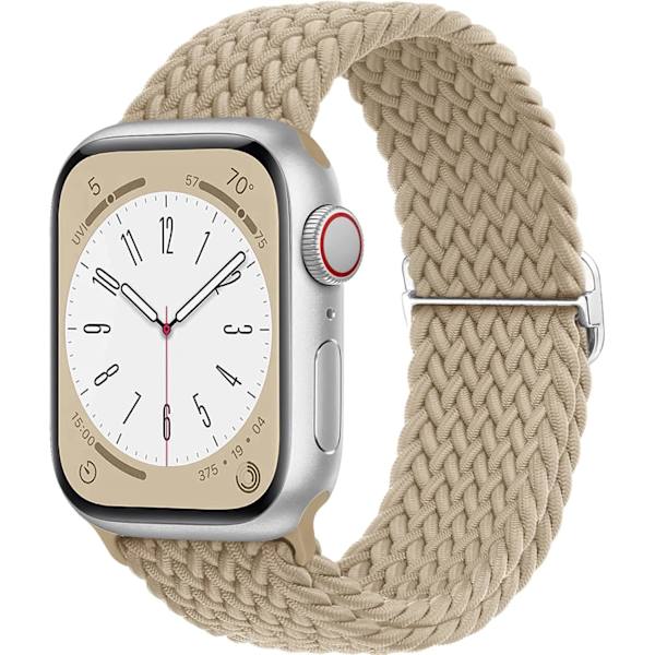 Flettet Solo Loop kompatibel med Apple Watch Band 38 mm