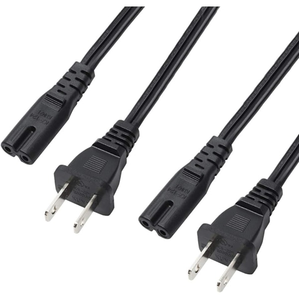 2-pack 2-spårs opolariserad Ul-listad Spt2 18Awg Universal