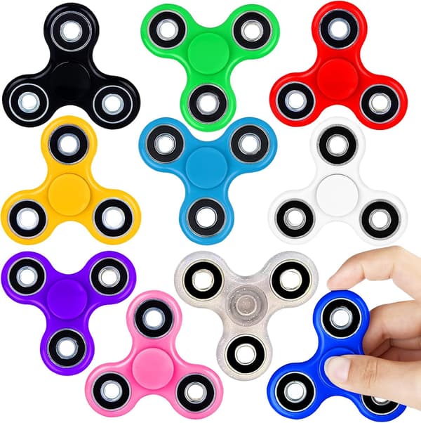 Fidget Spinnerit - Stressilelut - Valmistujaisjuhlapalvelukset lapsille 10 kpl