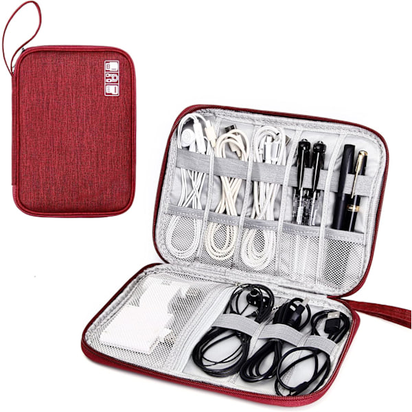 Travel Electronics Organizer Portable Cable Organizer Bag