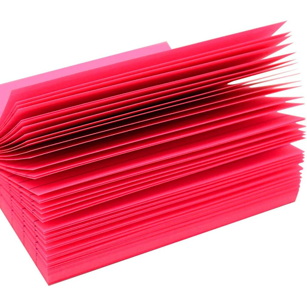 8-pack linjerade självhäftande lappar - 3x3 tum linjerade post-it-lappar, 82 ark/block