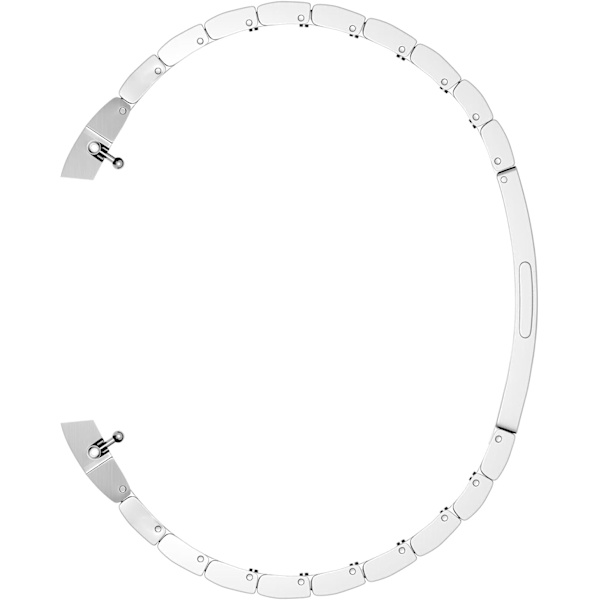 Kompatibel med Galaxy Watch 7/6 Classic 43mm 47mm/5 Pro 45mm-reimer, 20mm titanmetall-klokkereim med buet spenne, kompatibel med Galaxy