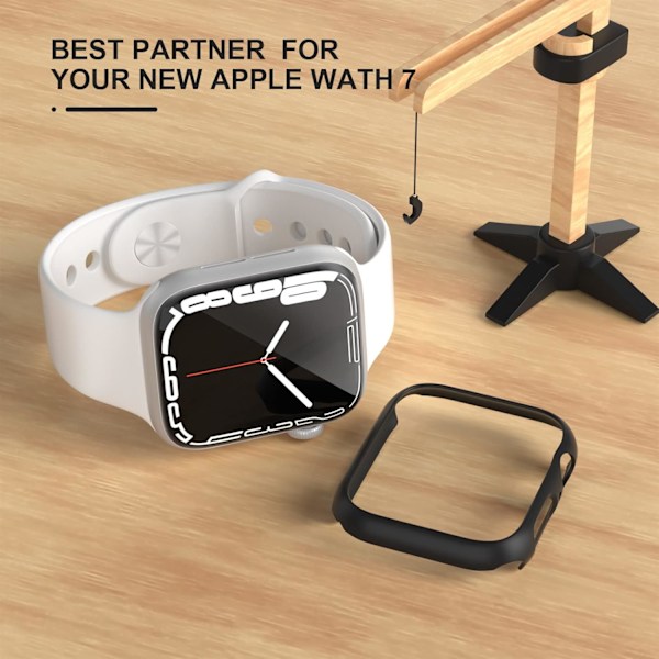 8-pack Apple Watch 45 mm fodral, ultratunt skydd (inget skärmskydd)