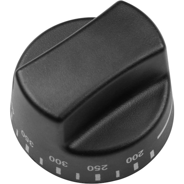 Ugnsratt för Viking Gas Range. Termostat bakknopp svart PB010101