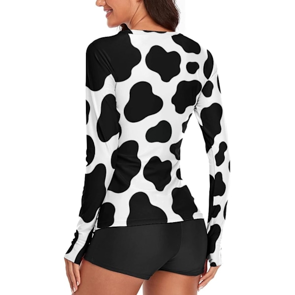 Kvinnors långärmad rashguard. Röda rosor blommor solskydd simtröjor
