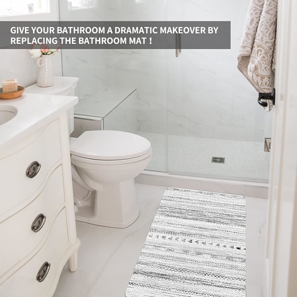 Badrumsmattor halkfria extra absorberande badmattor för badrumsgolv