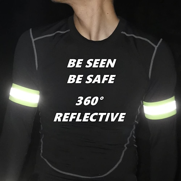Reflekterende løbeudstyr, reflekterende bånd til arm/håndled/