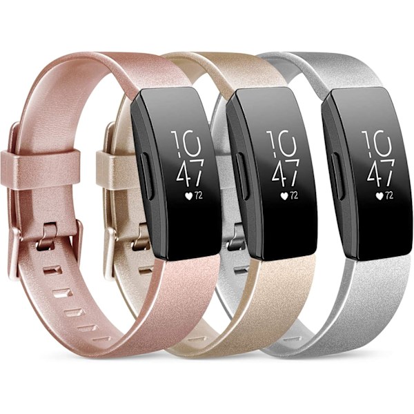 Fitbit Inspire-reimer - 3-pak vanntett sportsreimer