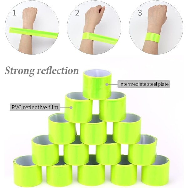 Reflekterende bånd og armbånd - Ideelt for sikkerhet under