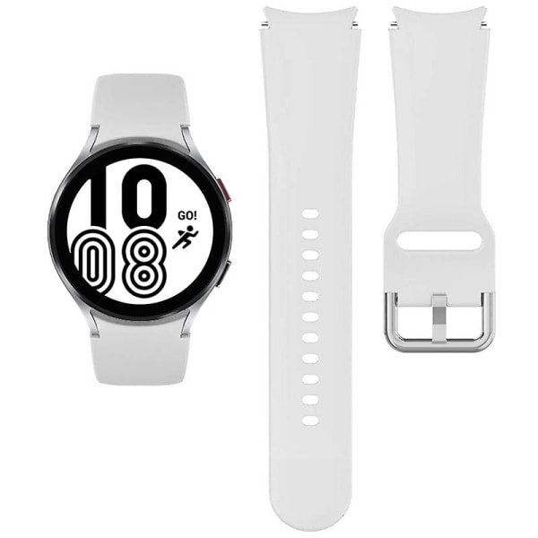 Silikonrem för Samsung Galaxy Watch 5/4 44mm 40mm Galaxy4 Classic 46mm 42mm Sporturband Armband Galaxy Watch 5 Pro 45mm white watch 4 classic 42mm