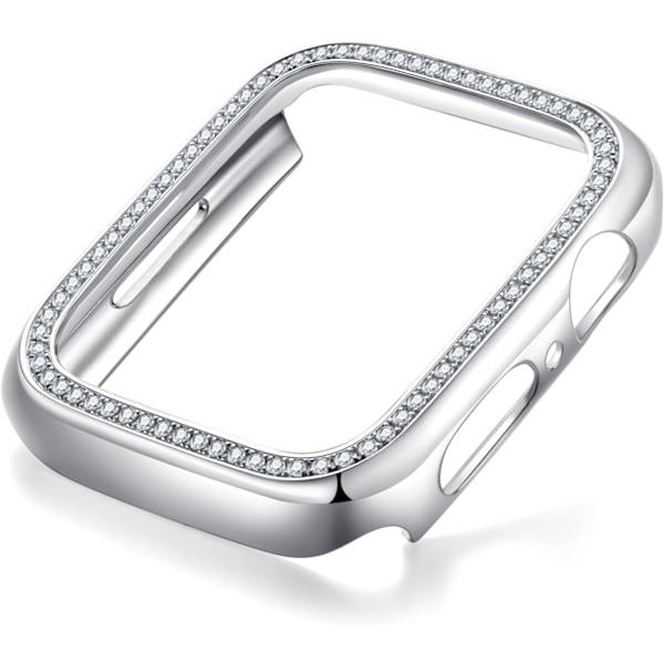 Moissaniitti Näytönsuojakotelo Apple Watch SE 40mm:lle karkaistulla lasilla, D-väri VVS1 Moissaniitti Täysi Suojakuori iWatch-tarvikkeille