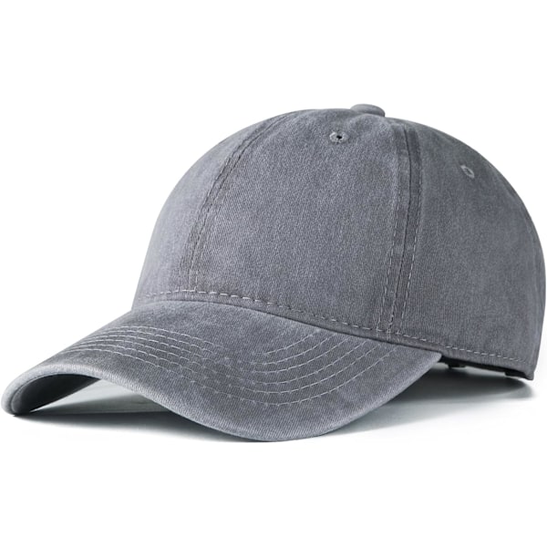 Men Women Plain Cotton Adjustable Washed Twill Low Profile Baseball Cap