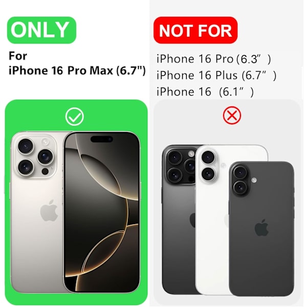 iPhone 16 Pro Max deksel i førsteklasses silikon med mikrofiberfôr, støtsikkert -
