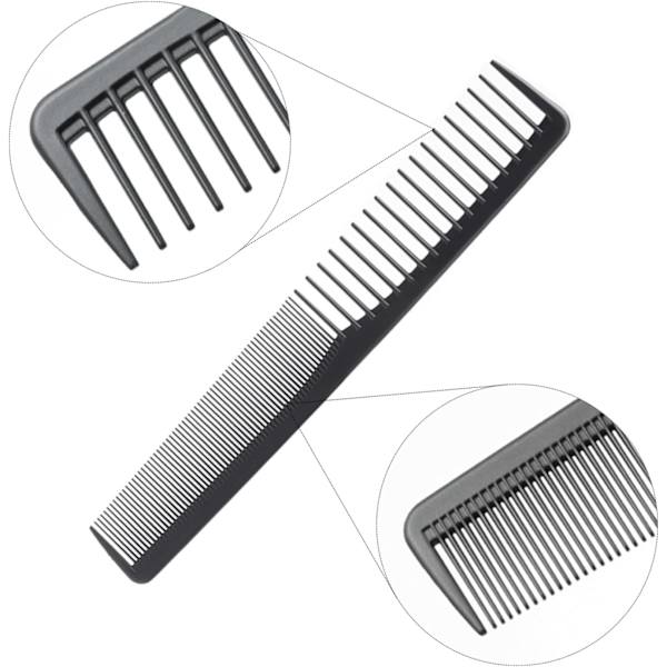 1-pack Shunfa-kam, med 1 gles tät tandkam, detangling-borste