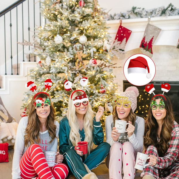 Julefestbriller: Glitterrammer til sjove julefester