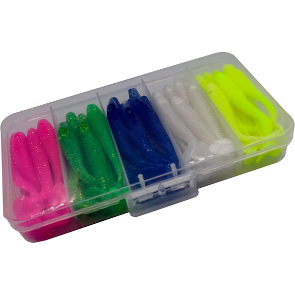 Mjuka plastfiskar för basfiske. Paddelstjärt