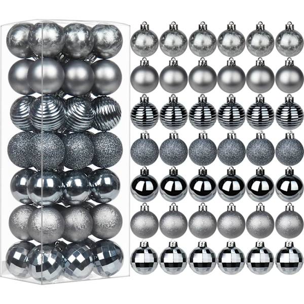 1,57\" Julgranskulor Dekorationer 42 Delar Julgranspynt Set
