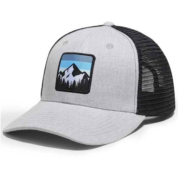 Mountains Sky Trucker Hat - Mesh Outdoor Baseball Cap för Män och Kvinnor