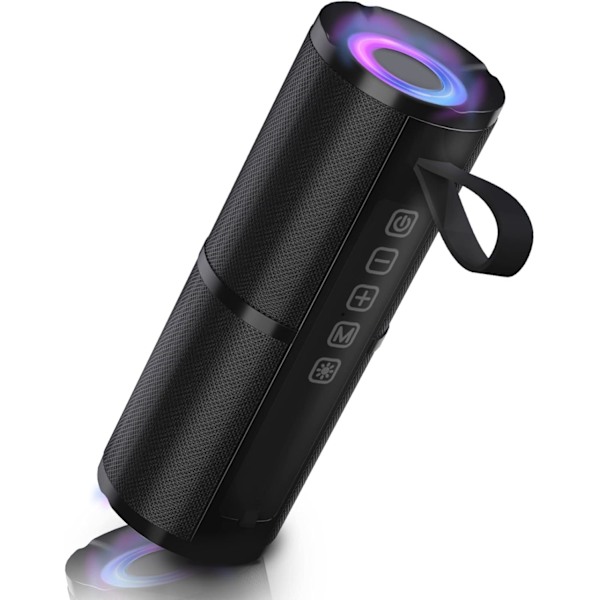 Musikbox Bluetooth-högtalare med ljus, bärbar