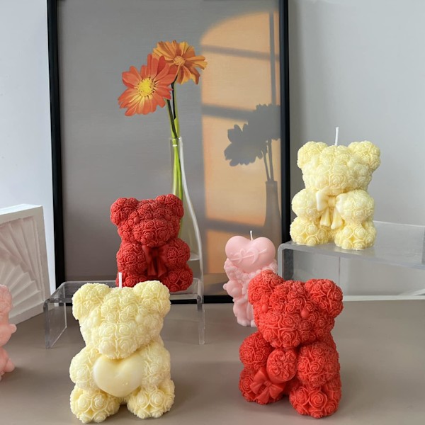 Forme, 3D Rose Bear Forme til kvinder