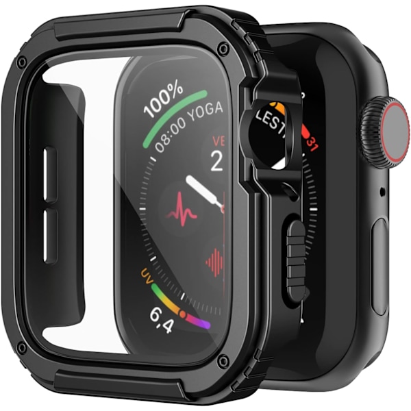 för Rugged Apple Watch Case 45mm Series 7 & Series 8 & Series 9 med