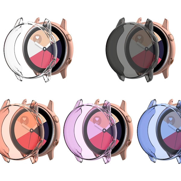 Kompatibel med Samsung Galaxy Watch Active 1 Case 40 mm Soft Slim