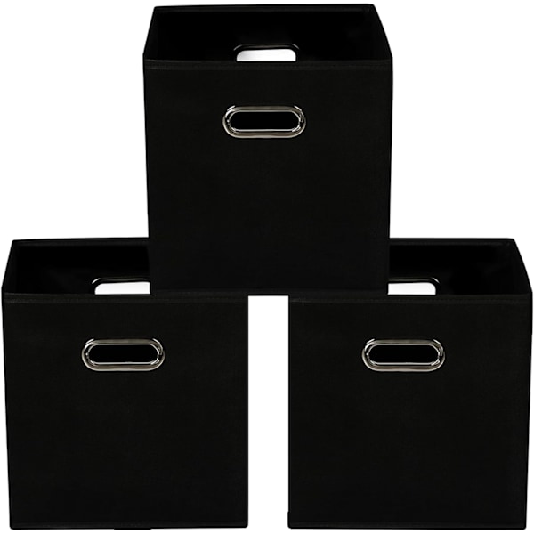 storage bins Cubes, Fabric Cube Organizer with Handle, Foldable Cube