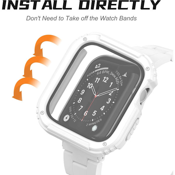 2-pak robust etui kompatibel med Apple Watch