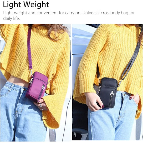 Liten Crossbody-veske Mobiltelefonveske