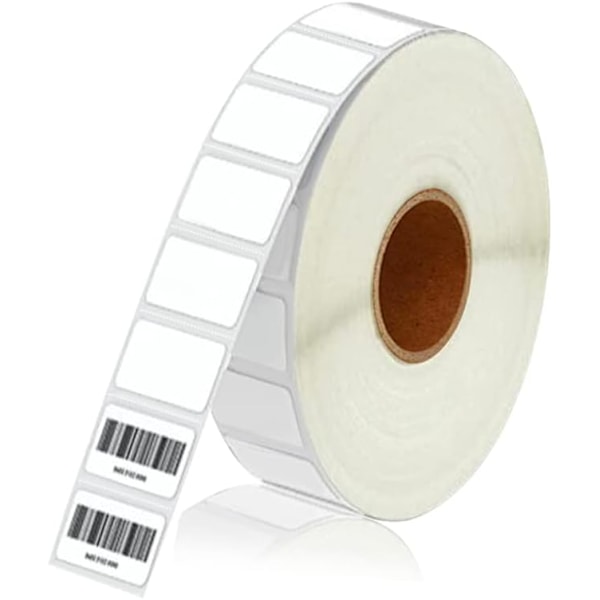 1,2 x 0,8 Termiska etiketter för streckkod - Kompatibel med Zebra & Rollo etikettskrivare
