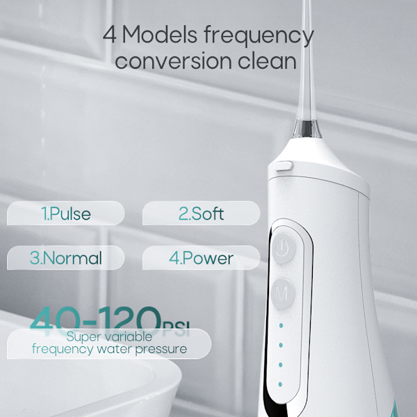 Oral Irrigator 4-växlad Pulse Water Jet Tandtvätt