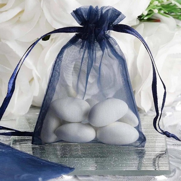 50 stk. 4x6 tomme gaveposer i organza