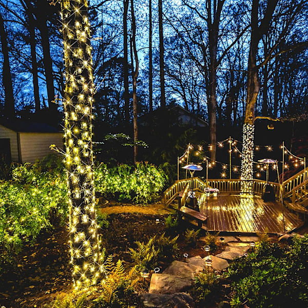 Långsamma blinkande lampor, 50 LED mjuka blinkande minijulstränglampor på grön sladd, UL-godkänd 14,58 fot, anslut upp till 50 set, inomhus