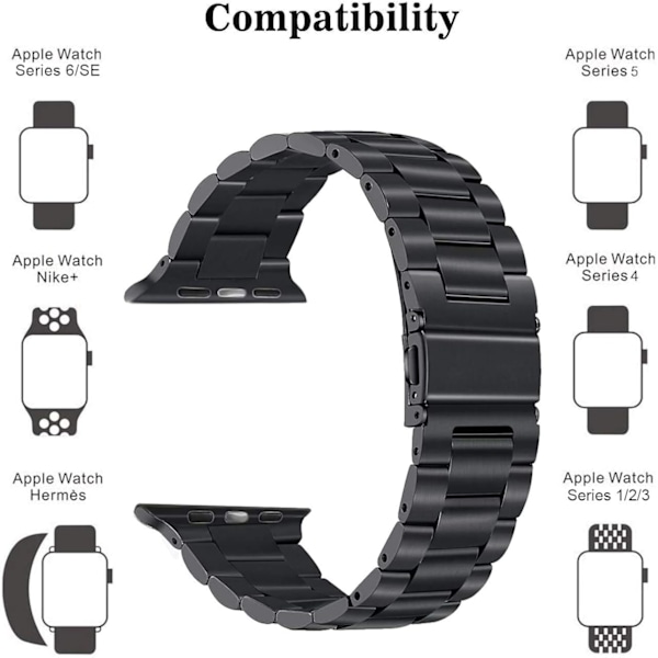 Erstatning for Apple Watch Band 38mm 40mm 42mm 44mm