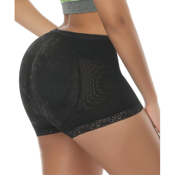 NINGMI Dam Butt Lifter Vadderade Shapewear Förstärkare Kontrolltrosor