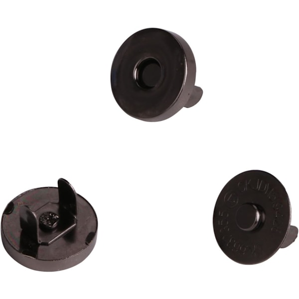 Magnetiske trykknapper for vesker, 6-pakning, 18 mm