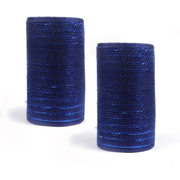 2-pack 6-tums metallisk polymesh-bandrullar Deluxe bred folie (totalt 20