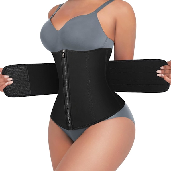 Midjetränare för kvinnor Plus Size Neopren 7 Stålfjädrar Bastuträning Midja