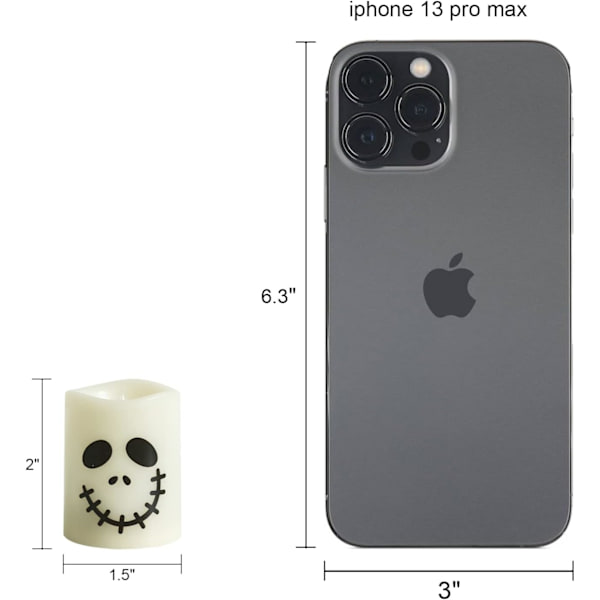 Halloween Flammeløse Votivlys Farveskiftende med Fjernbetjening Timer, Batteridrevne LED Tealight Lys til Halloween Hjemmedekoration Gaver(6
