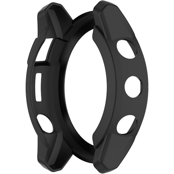 Kompatibel med Garmin Tactix 7 Amoled TPU Beskyttelsesdeksel, Smartklokke Beskyttelsesdeksel Skall Mykt og Slitesterkt Klokketilbehør (Svart) Bla