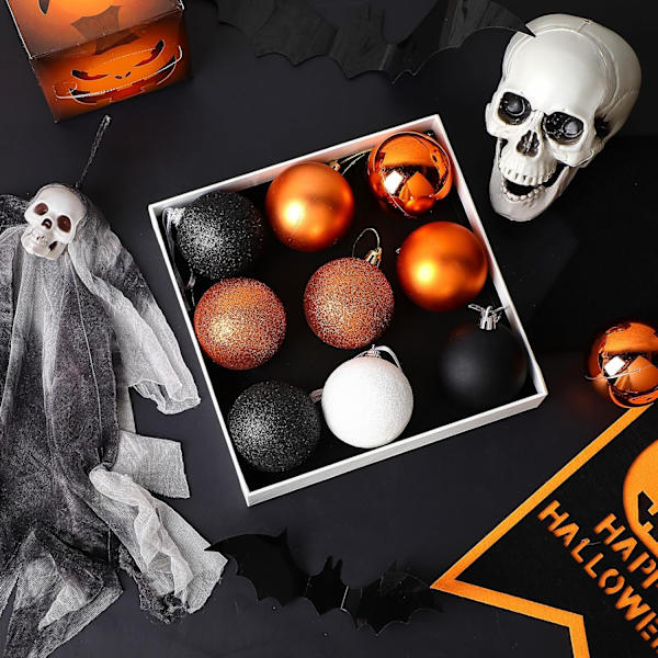 36 stk. Efterår Halloween Jul Kugle Ornamenter Træ Dekorationer Ferie