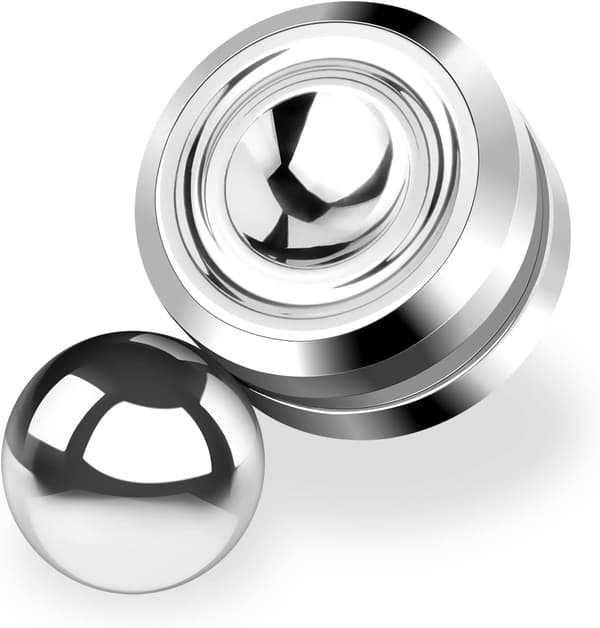 Magnetisk Orbit Fidget Spinner - 360° Metall Orbiter - ADHD Stress Relief for Alle (Sølv)